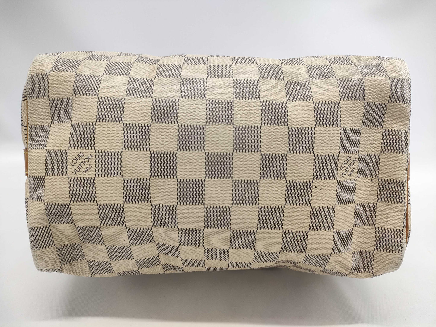 LOUIS VUITTON LV Damier Azur Speedy Bandouliere 25 Handbag