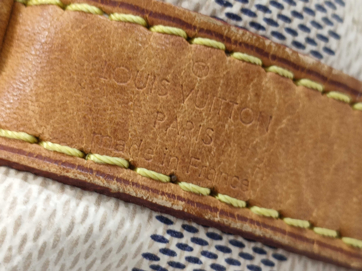 LOUIS VUITTON LV Damier Azur Speedy Bandouliere 25 Handbag