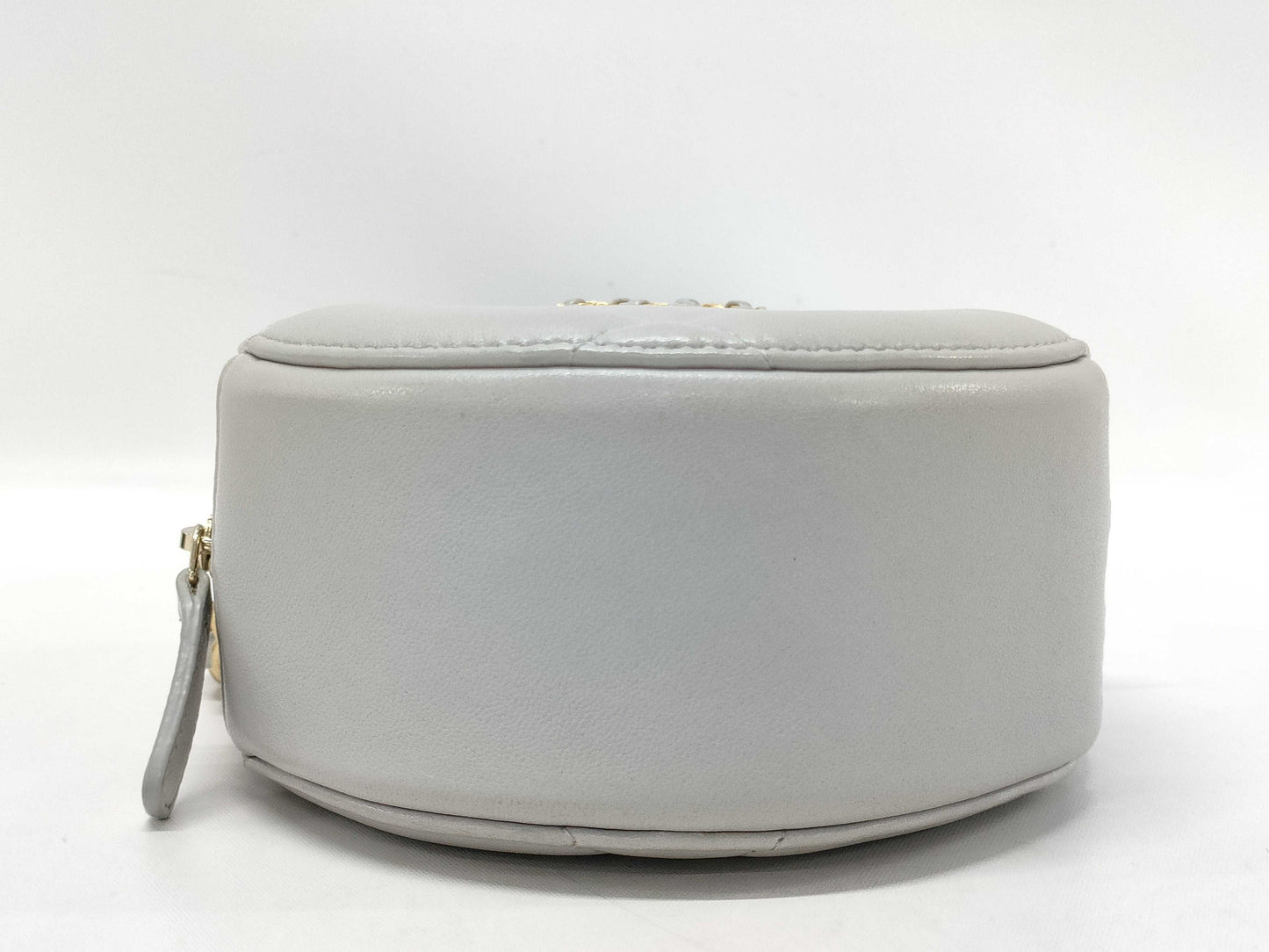 CHANEL Chanel 19 Round Chain Shoulder Bag Light Gray Shoulder Bag