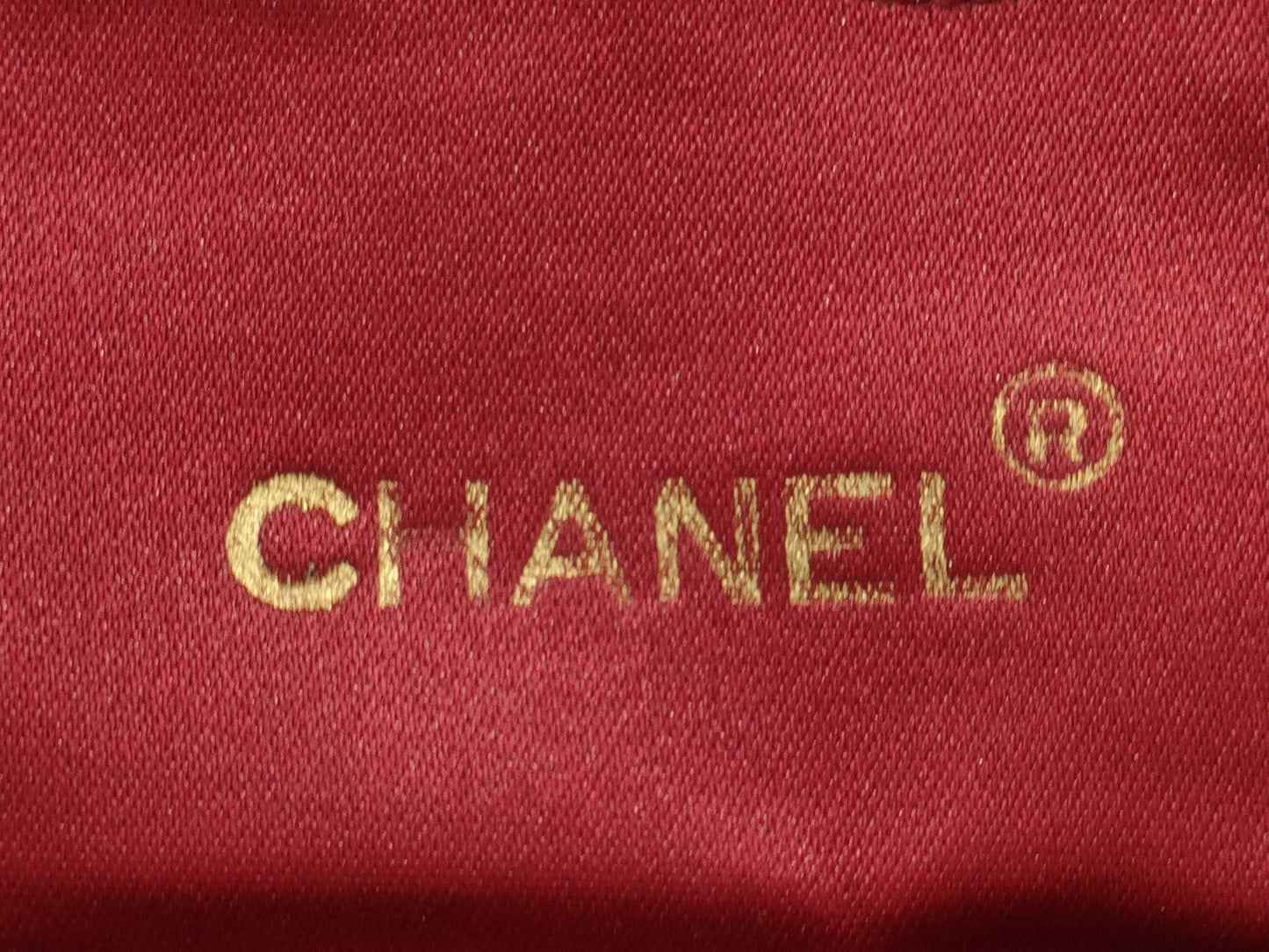 CHANEL Matelasse Silk Satin Mini Shoulder Bag, Two-Tone Black and Red