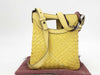Falorni Leather Yellow Shoulder Bag