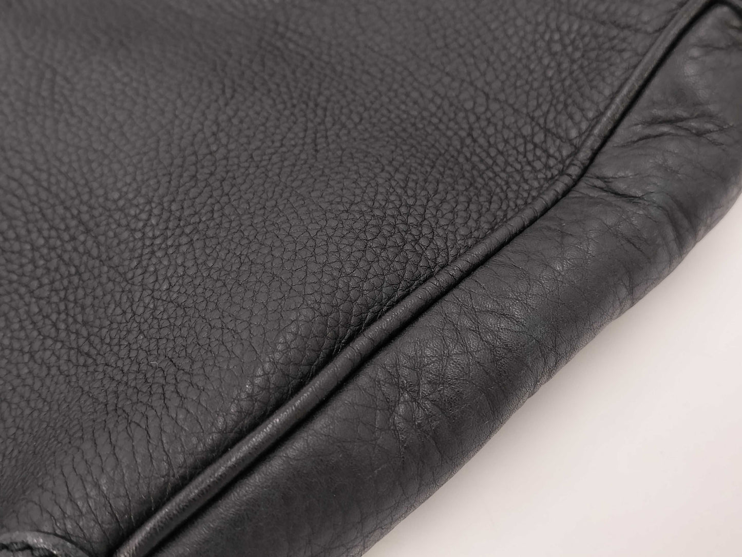 GUCCI Bamboo Leather 2-Way Bag Black 282315 Bag