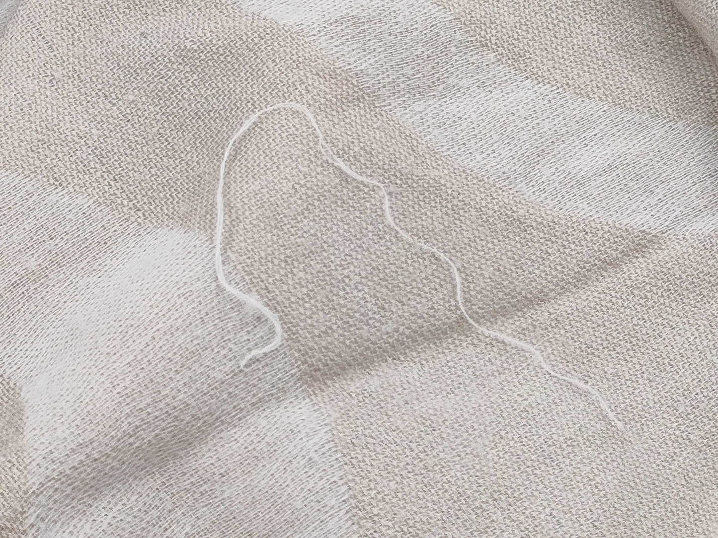 CHANEL Large Stole with Tag Scarf