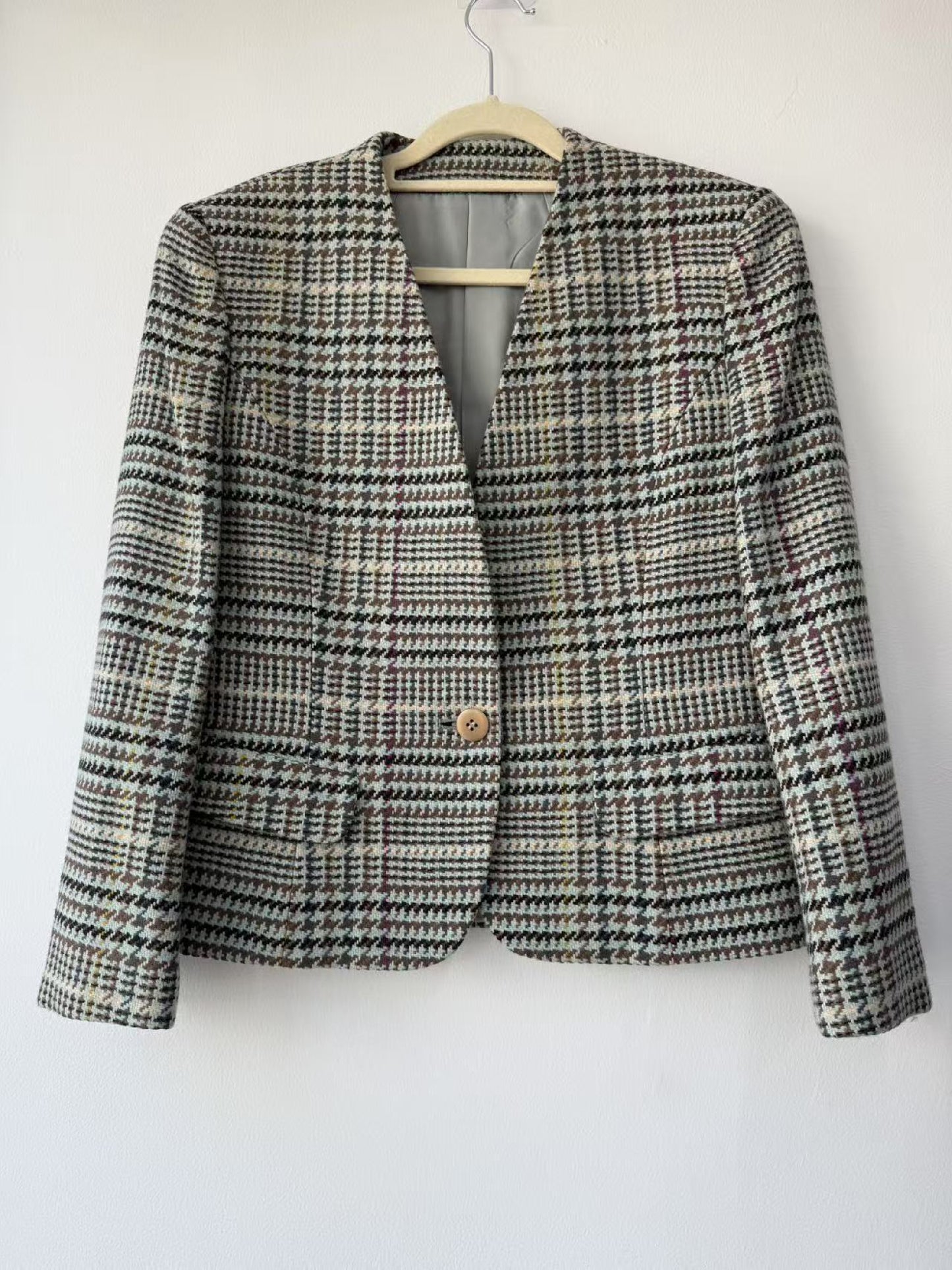 Burberry London Classic Check Wool Suit 7 Other Apparel