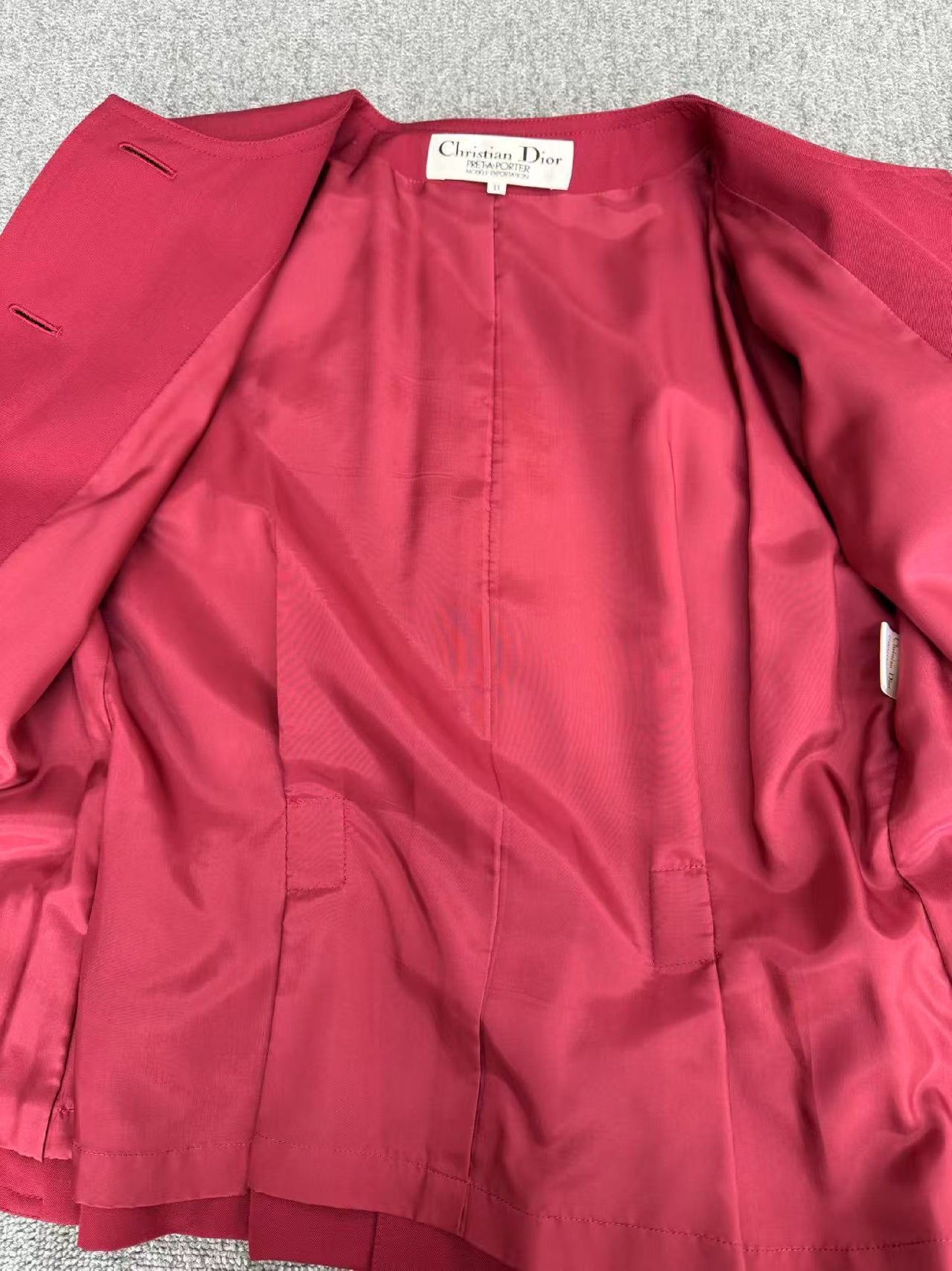 Dior Christian Dior Burgundy Boutique Set 11 Other Apparel