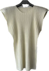 ISSEY MIYAKE PLEATS PLEASE creamy white top size 3 top