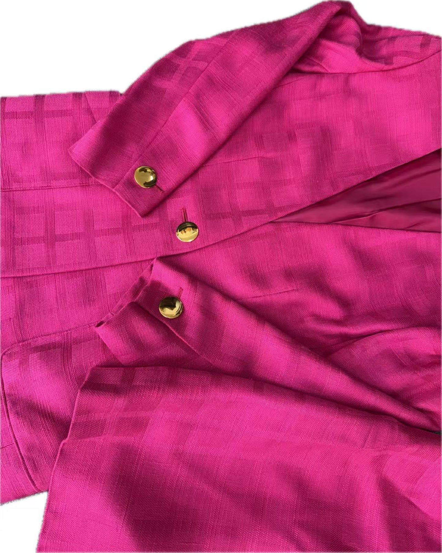 Yves Saint Laurent Rose Pink Classic Set Size 36 Coat
