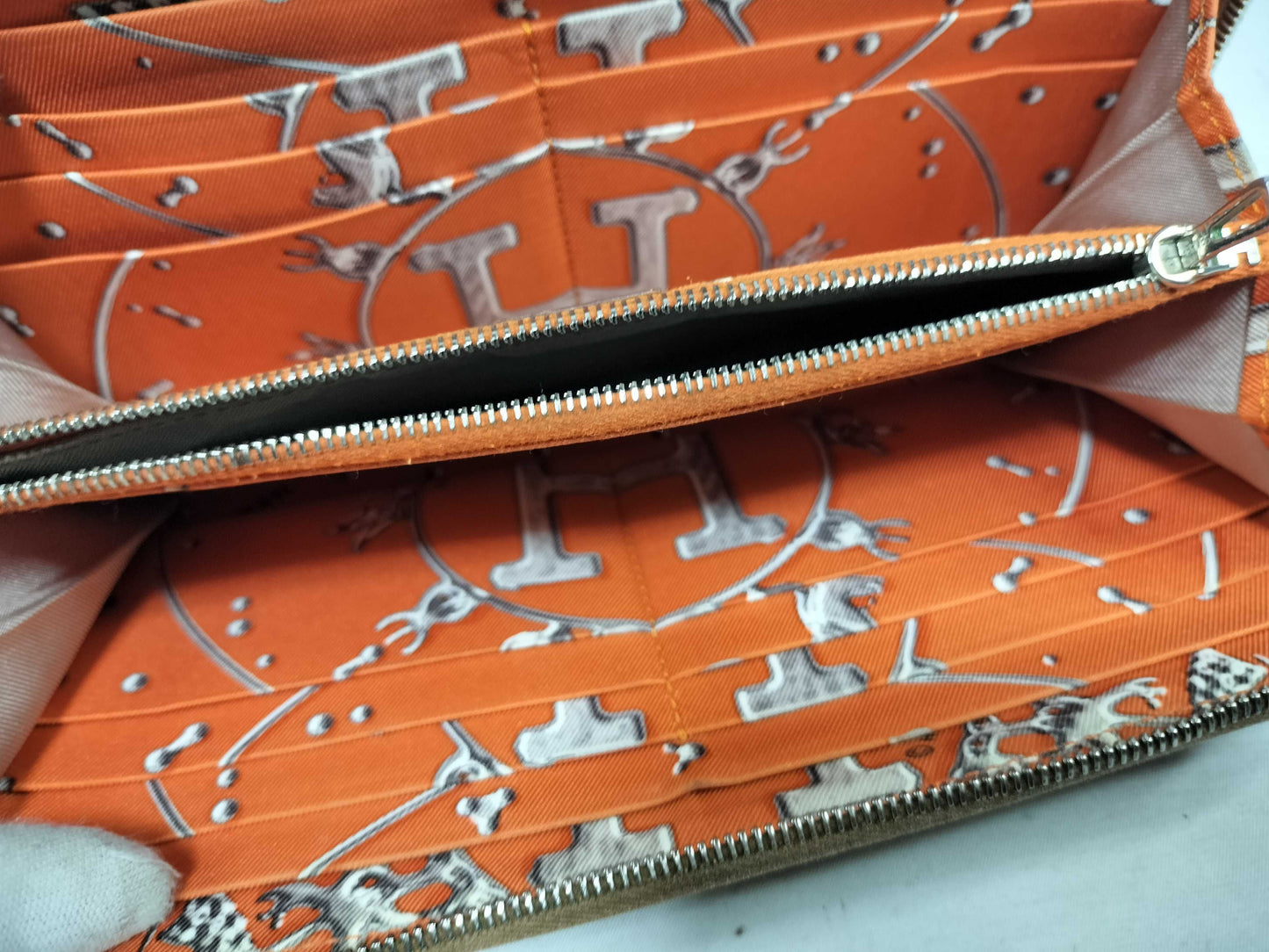 HERMES Azap Hermes Azap Silk Long Wallet