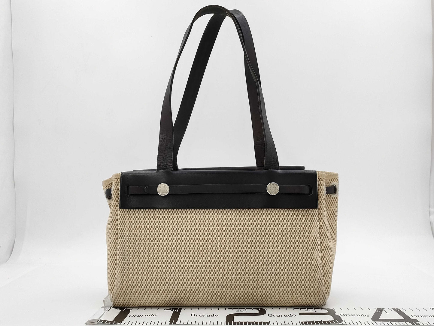 HERMES Airbag Cabas PM Tote Bag with Spare Bag