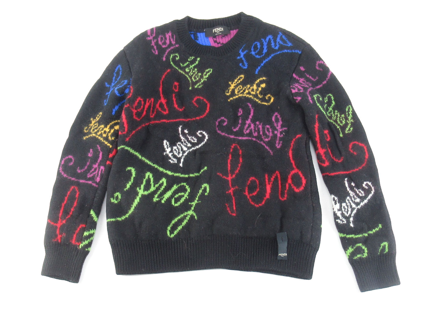 FENDI FENDI Knit sweater size 48 wool FZY463 worn by Ryuji Imaichi