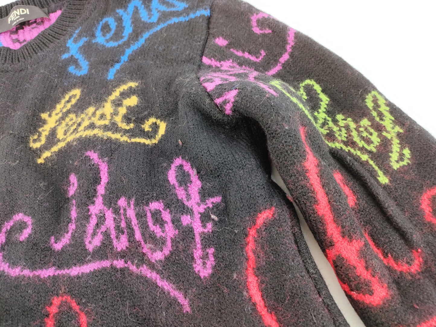 FENDI FENDI Knit sweater size 48 wool FZY463 worn by Ryuji Imaichi
