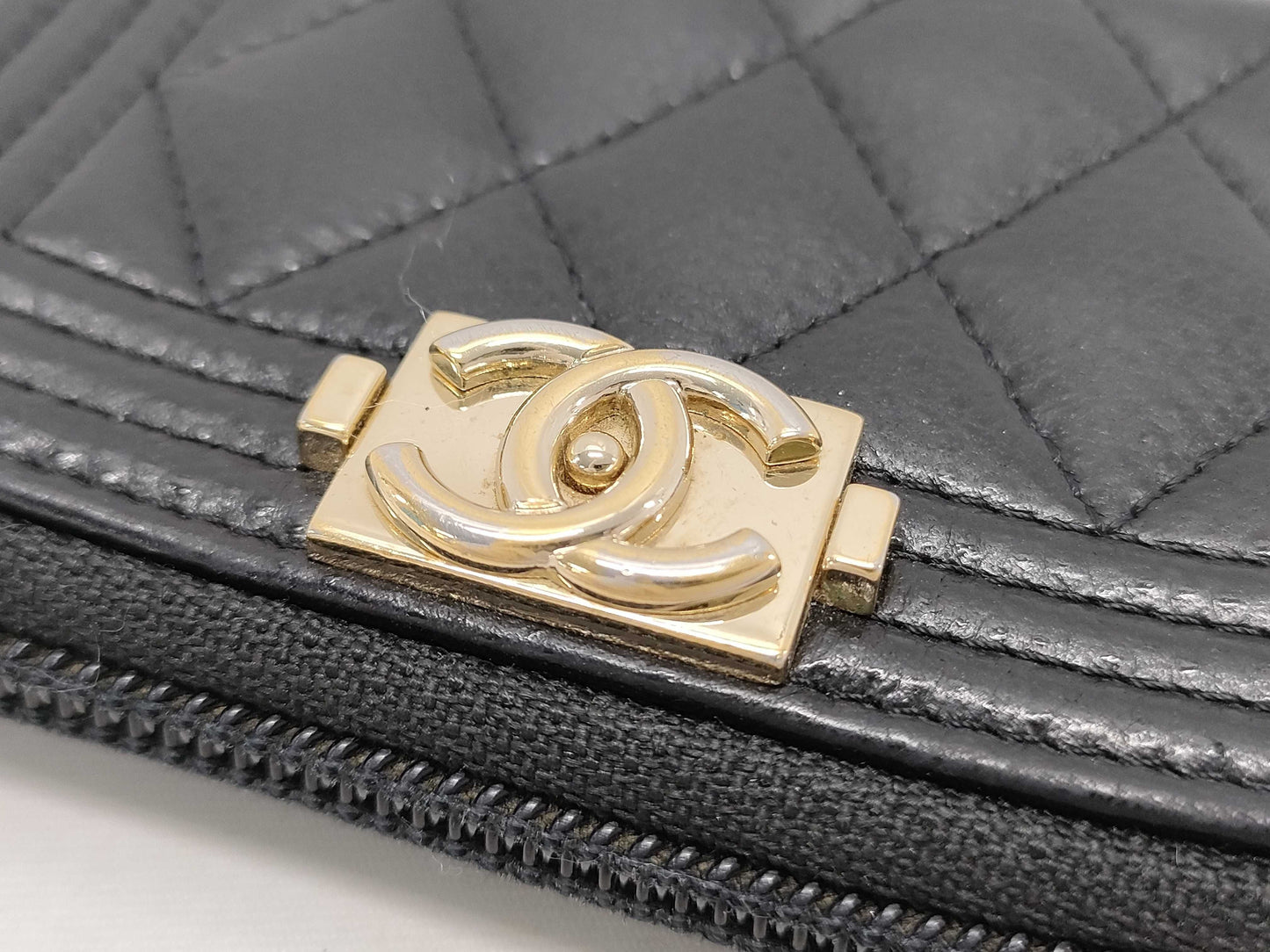 CHANEL CHANEL Boy Chanel Card Case Coin Case Coin Case