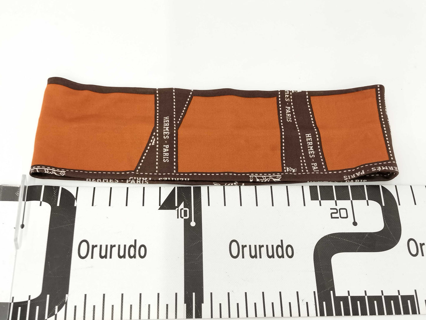HERMES HERMES Ribbon Pattern Hairband Hair Accessory