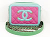 CHANEL CC Filigree Matelasse Caviar Leather Shoulder Bag in Pastel Multicolor, 15cm Wide, Approximately 27 Series, Gold Hardware, with Seal, 27017887
