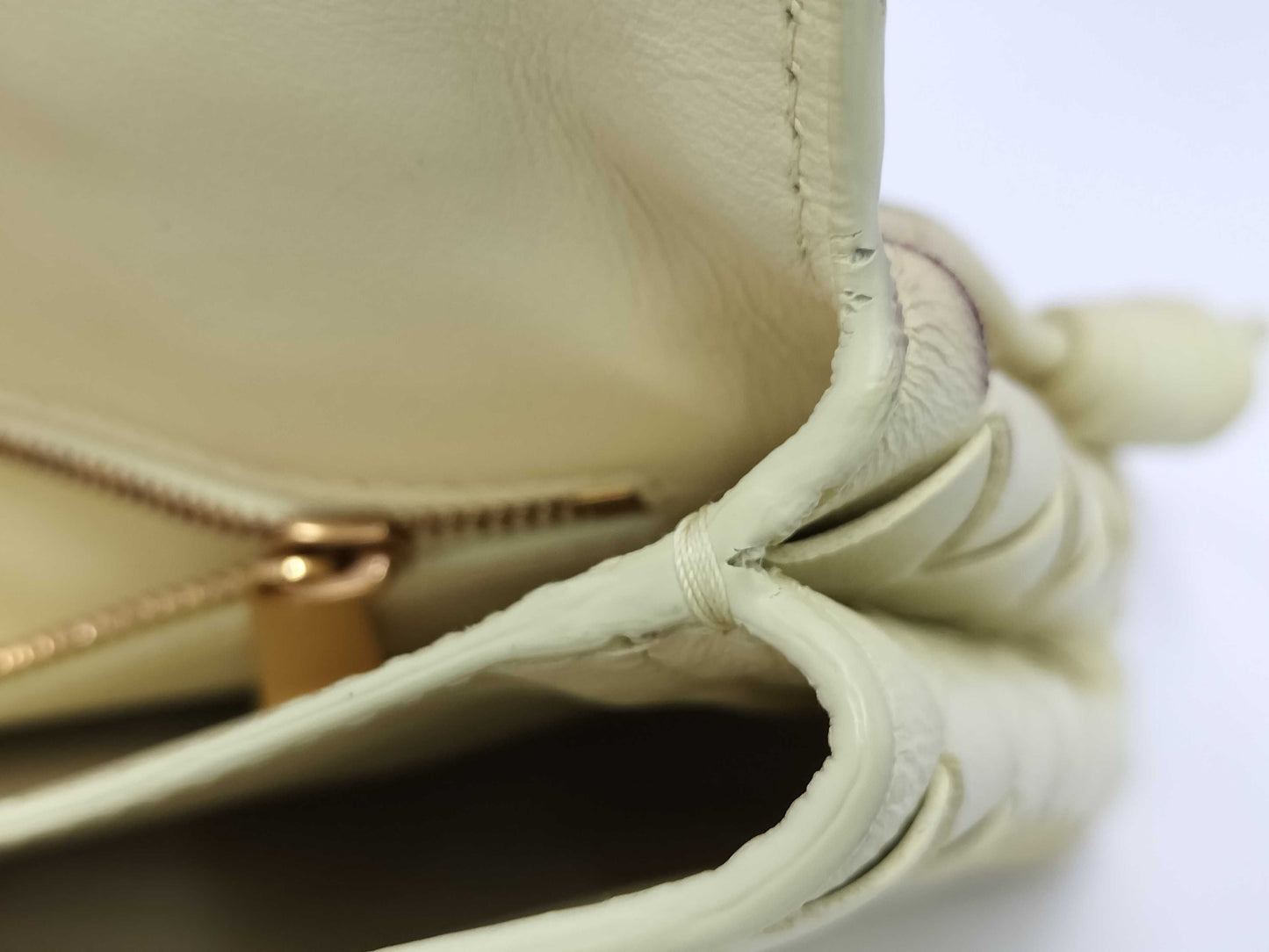 BOTTEGA VENETA Intrecciato Shoulder Bag Yellow