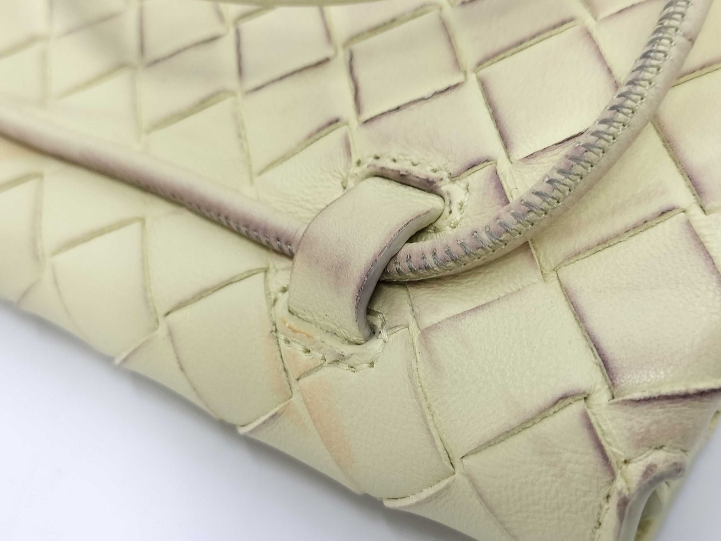 BOTTEGA VENETA Intrecciato Shoulder Bag Yellow