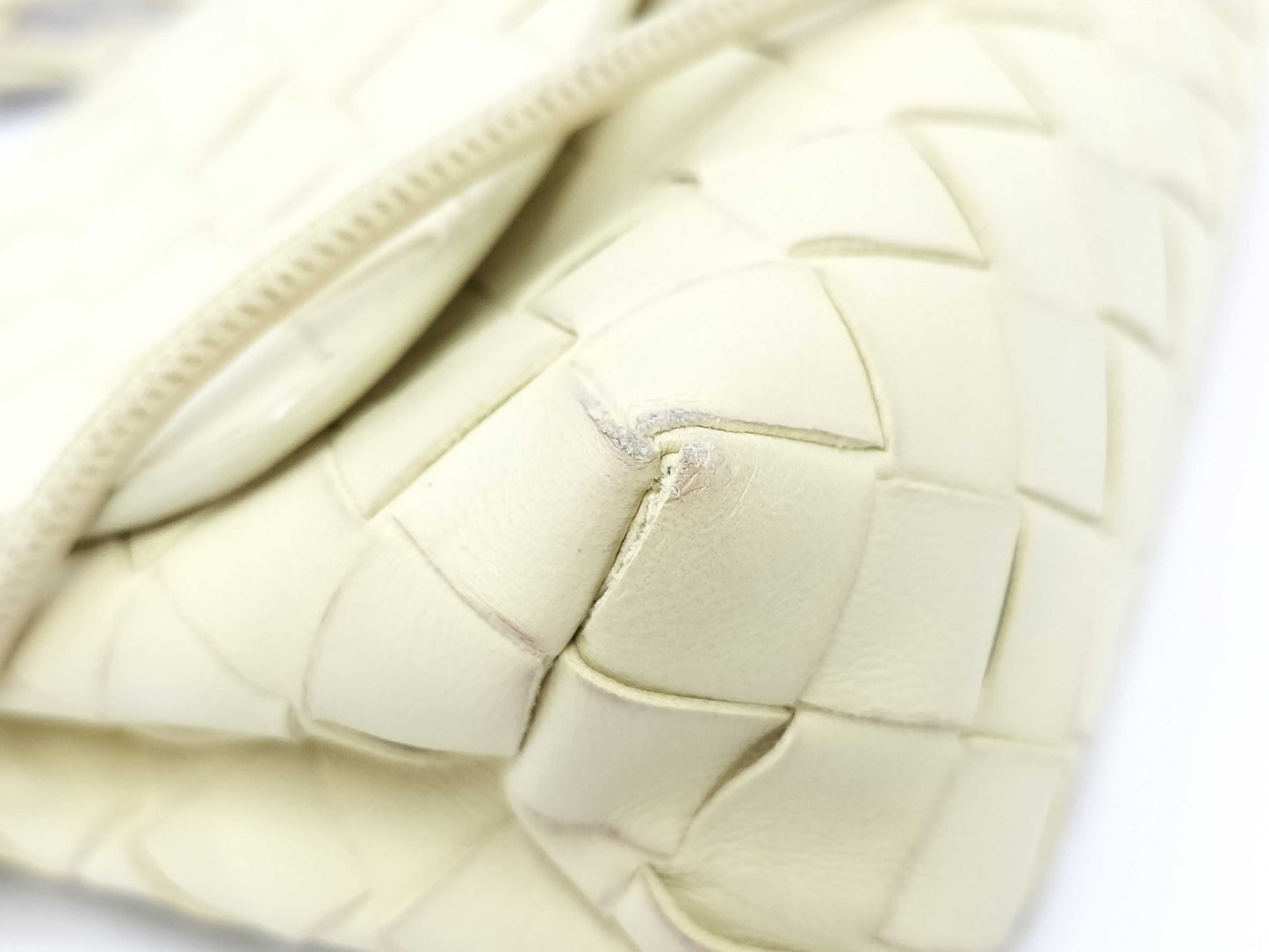 BOTTEGA VENETA Intrecciato Shoulder Bag Yellow