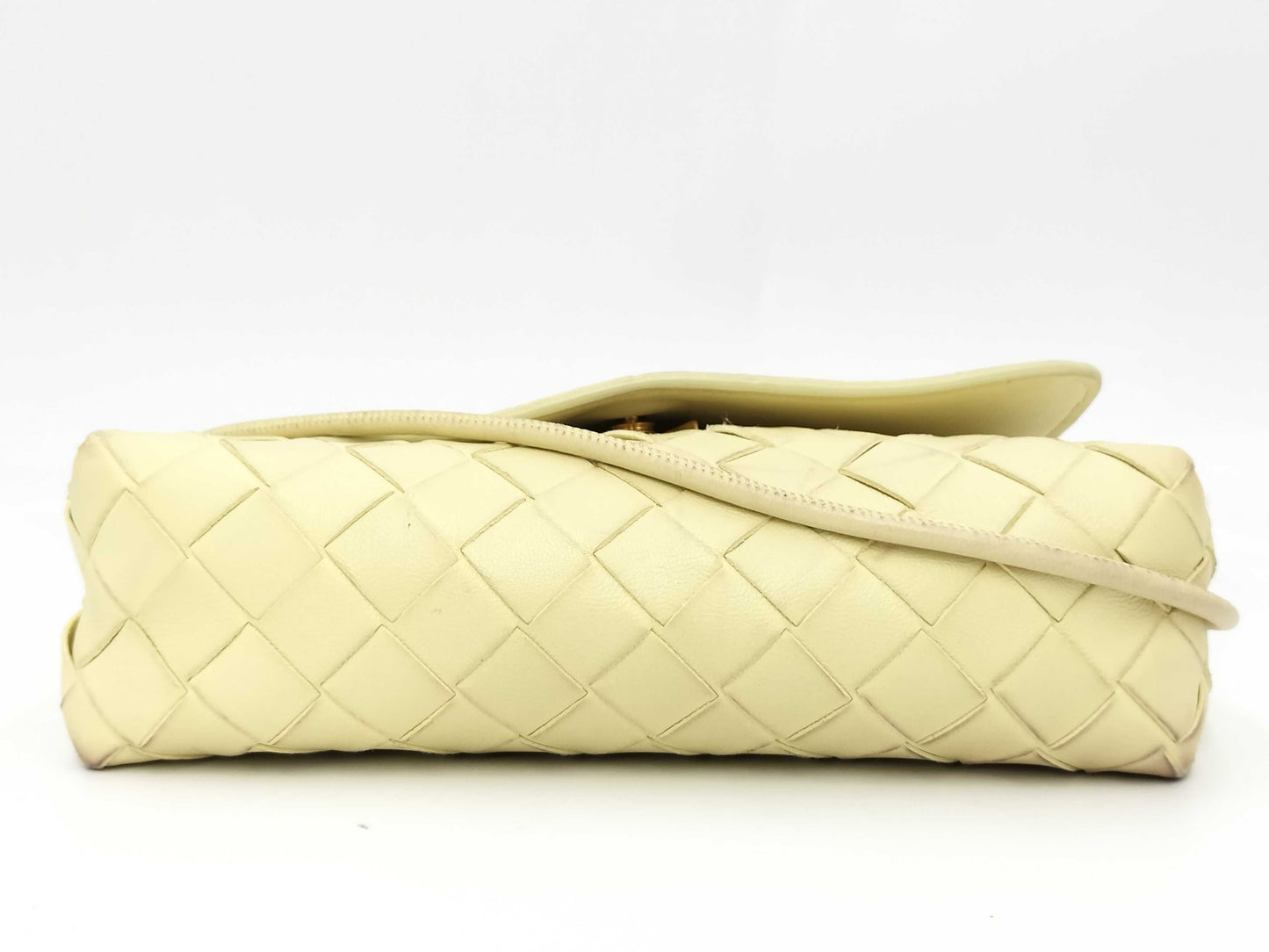 BOTTEGA VENETA Intrecciato Shoulder Bag Yellow