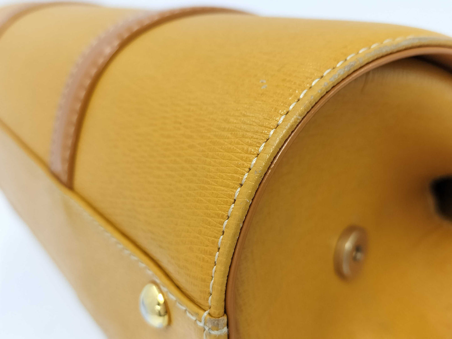 BURBERRY Yellow Handbag