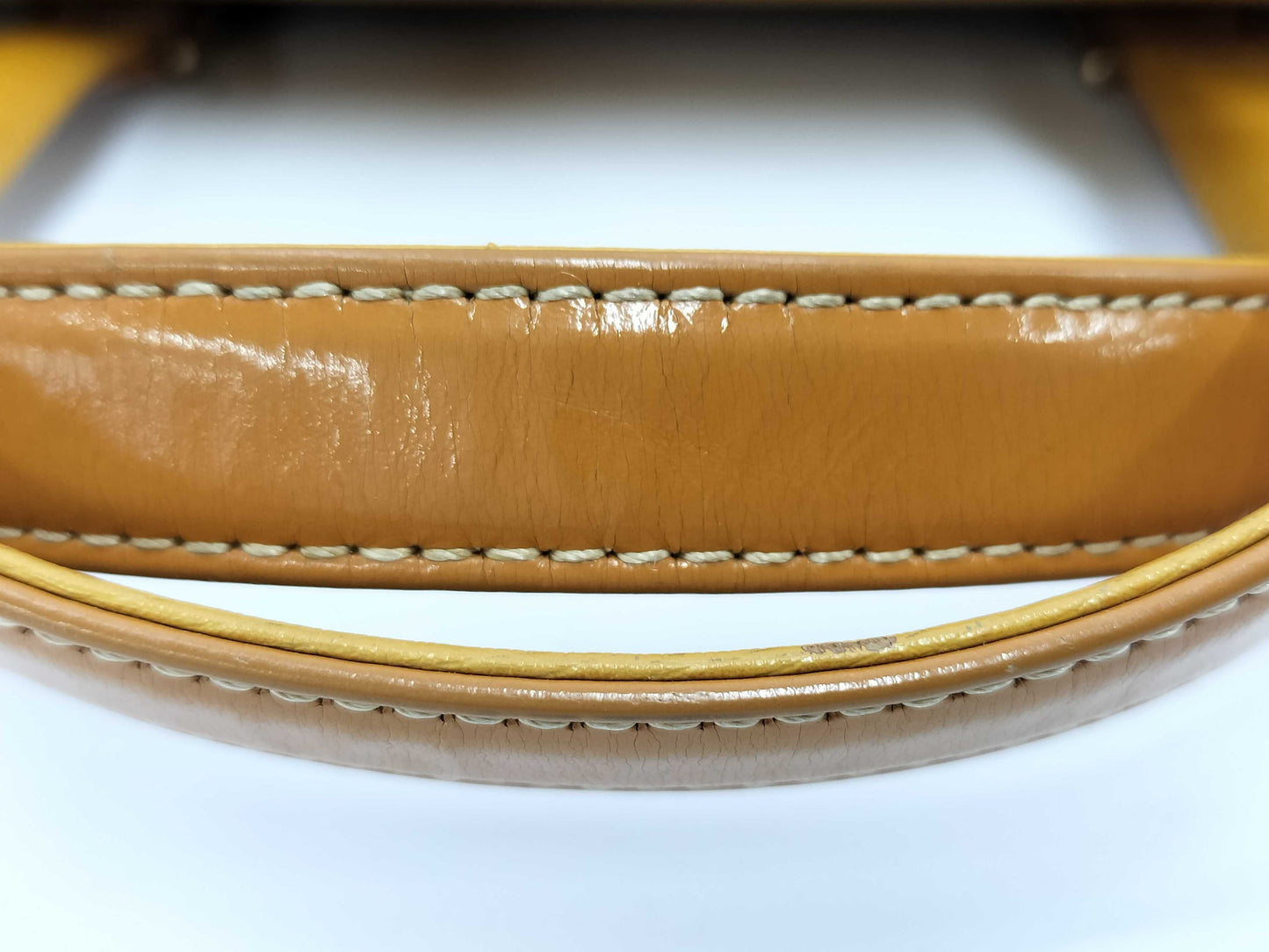 BURBERRY Yellow Handbag