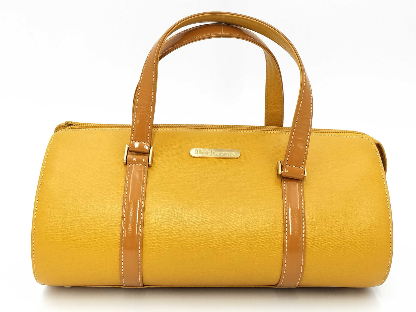 BURBERRY Yellow Handbag