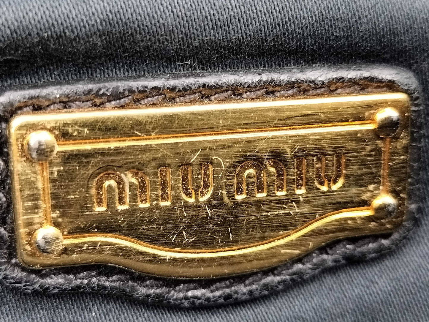 Miu Miu Miu One-Shoulder Bag Sequin Shoulder Bag