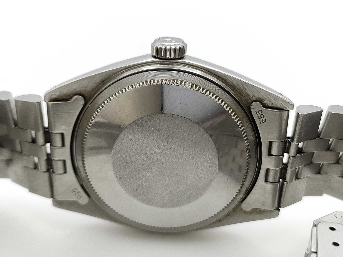 ROLEX Datejust 1603 3088788 Mosaic Silver Dial Boys' Watch