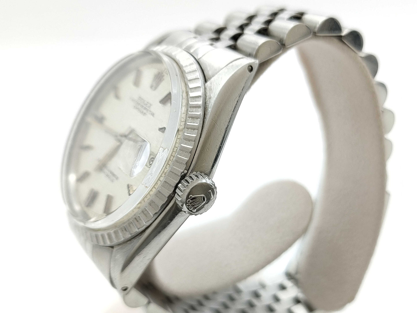 ROLEX Datejust 1603 3088788 Mosaic Silver Dial Boys' Watch