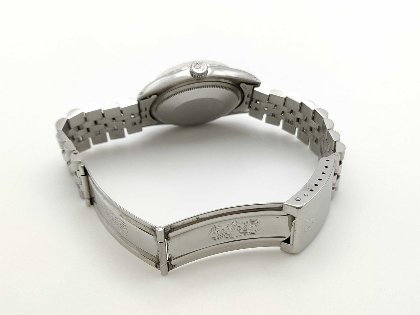 ROLEX Datejust 1603 3088788 Mosaic Silver Dial Boys' Watch