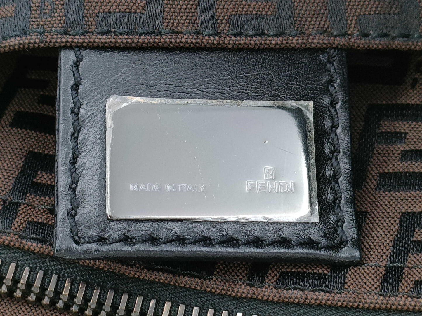 FENDI black tote bag