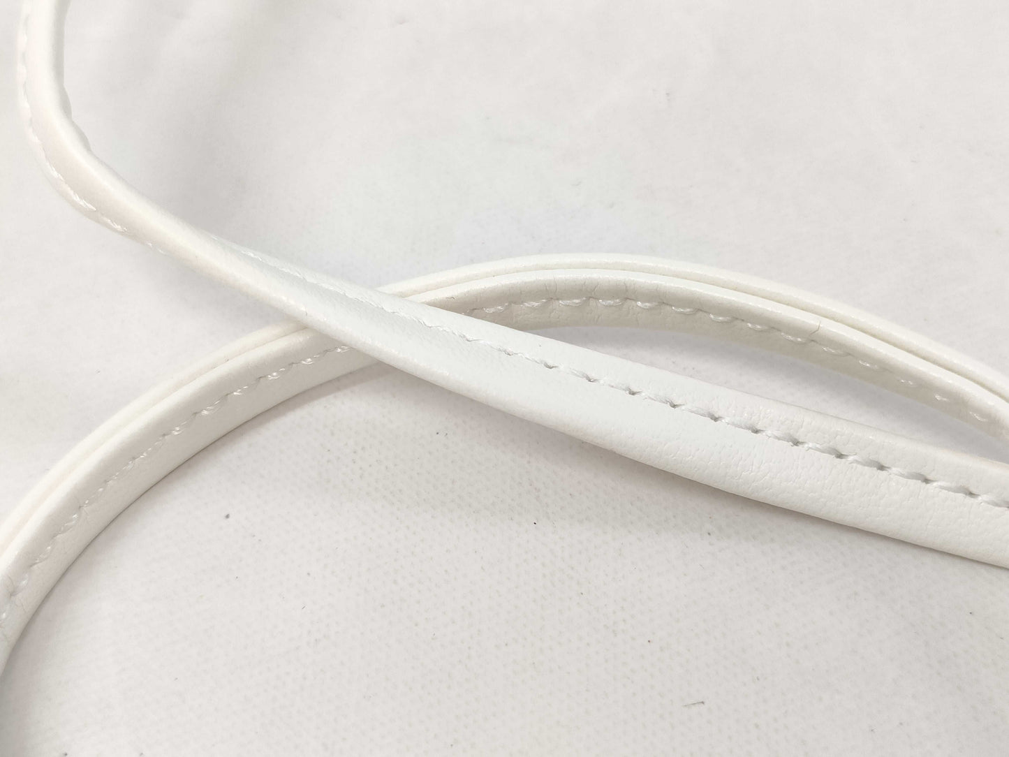 CELINE CE Logo Shoulder Bag White