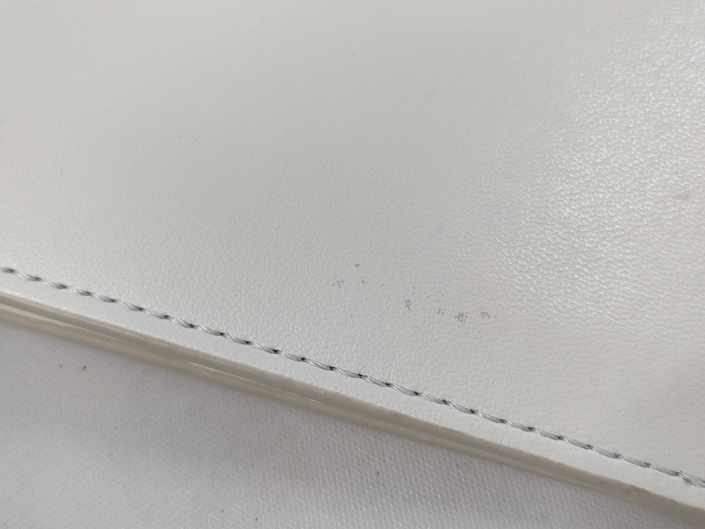 CELINE CE Logo Shoulder Bag White