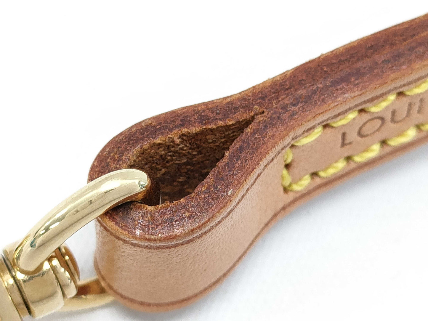 LOUIS VUITTON Natural Leather Shoulder Strap