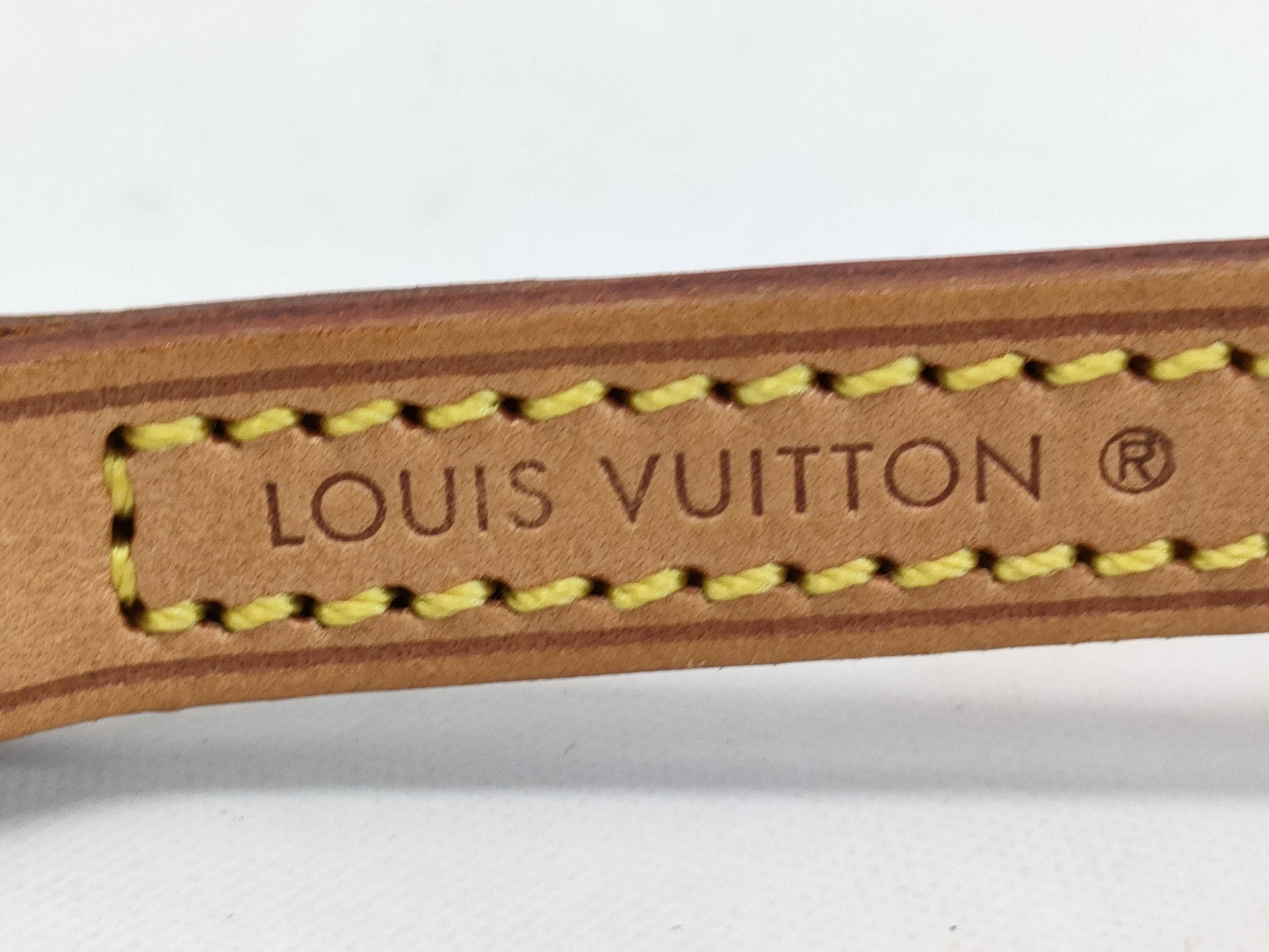 LOUIS VUITTON Natural Leather Shoulder Strap