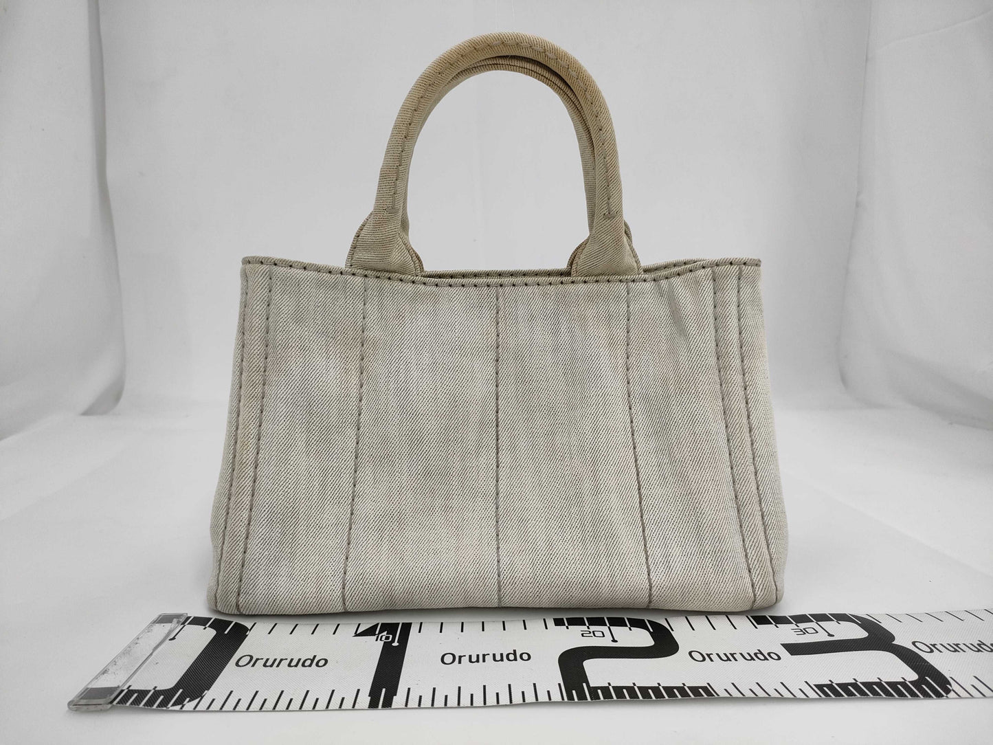 PRADA PR Canapa White Handbag