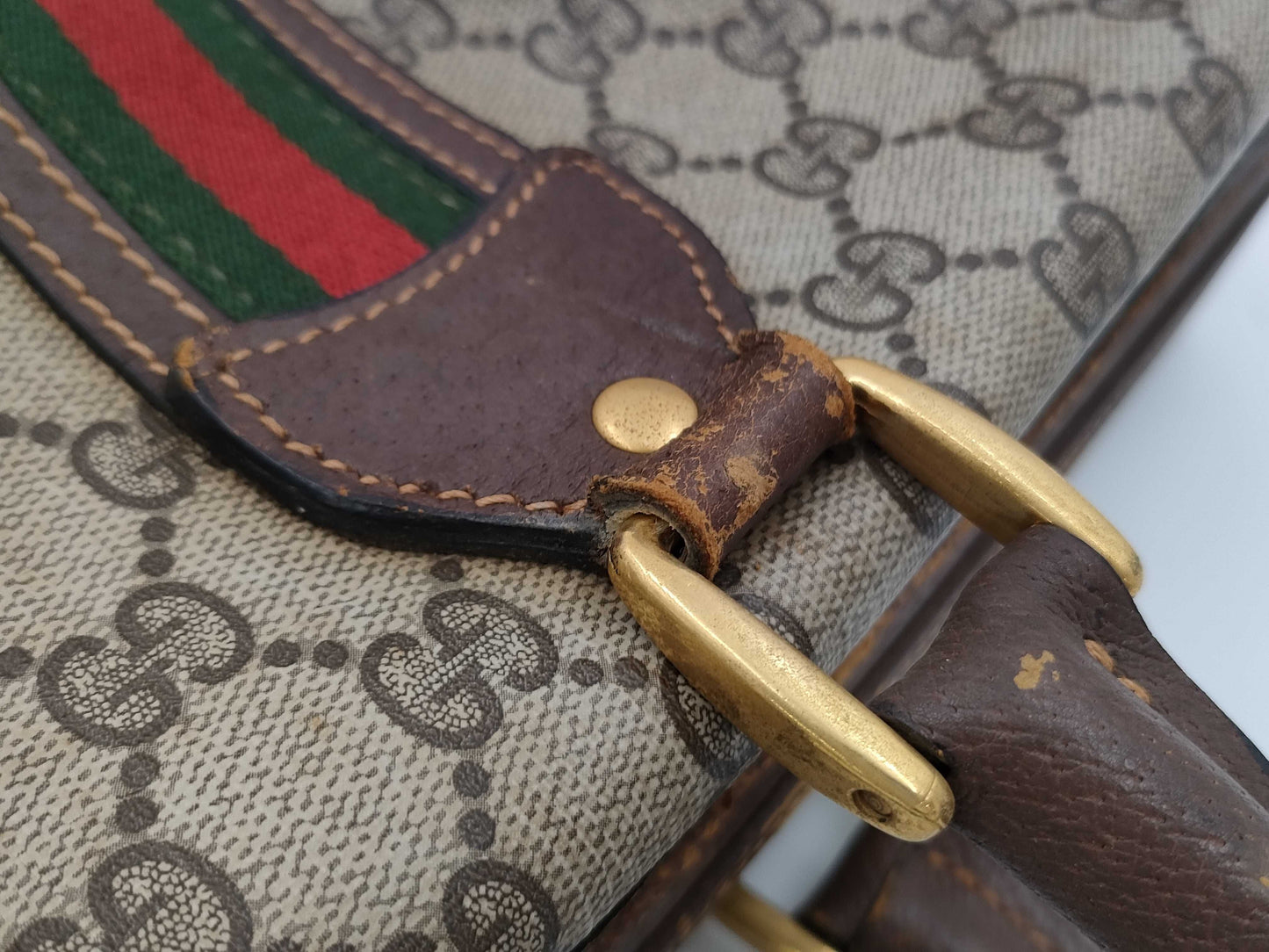 GUCCI Boston Bag GG Pattern Boston Bag