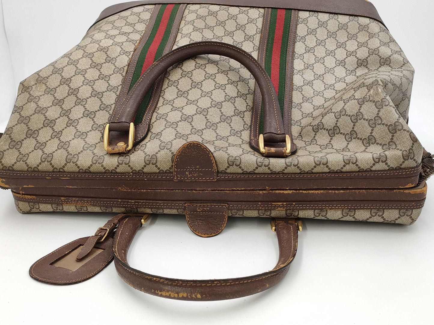 GUCCI Boston Bag GG Pattern Boston Bag
