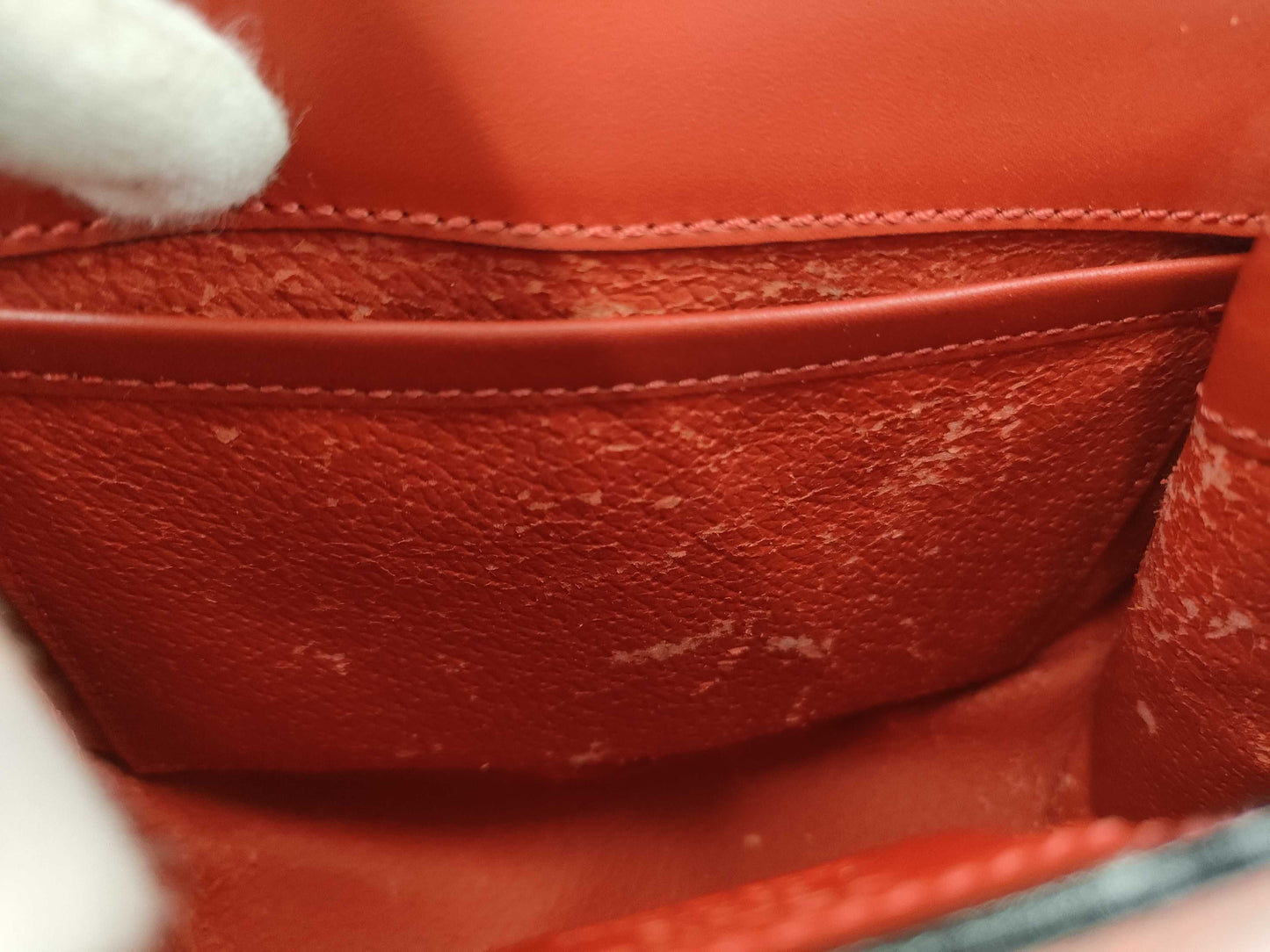 CELINE Old Celine Shoulder Bag Red Shoulder Bag
