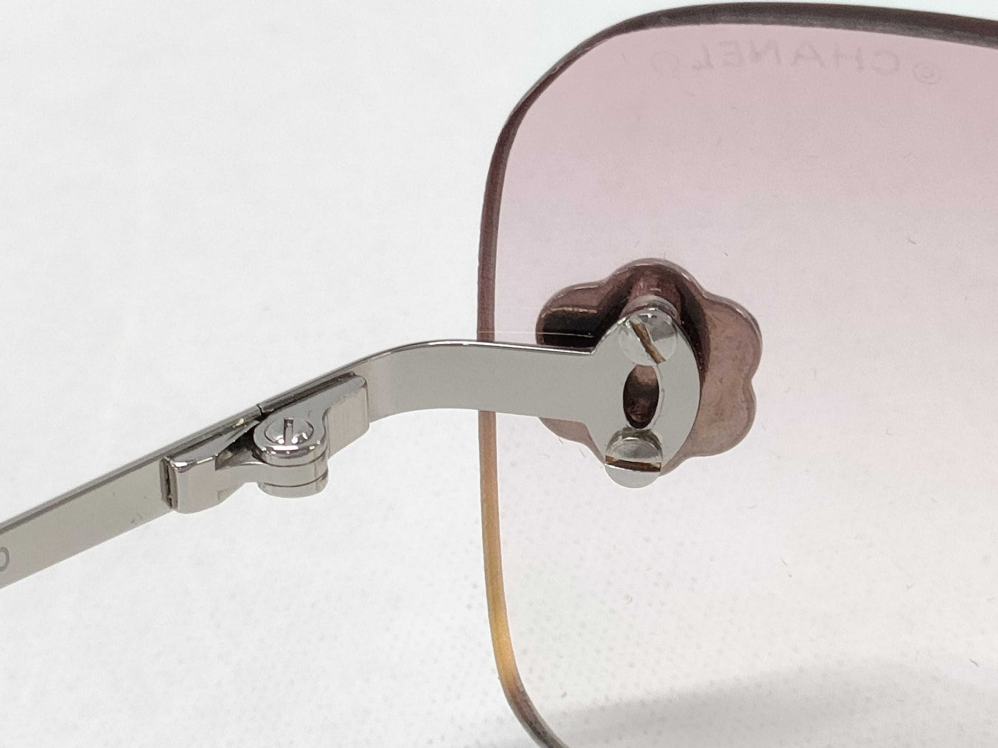 CHANEL Camellia Rimless Sunglasses 4085 Sunglasses and Glasses