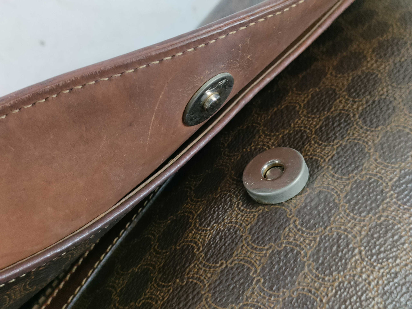 CELINE Macadam Clutch Bag