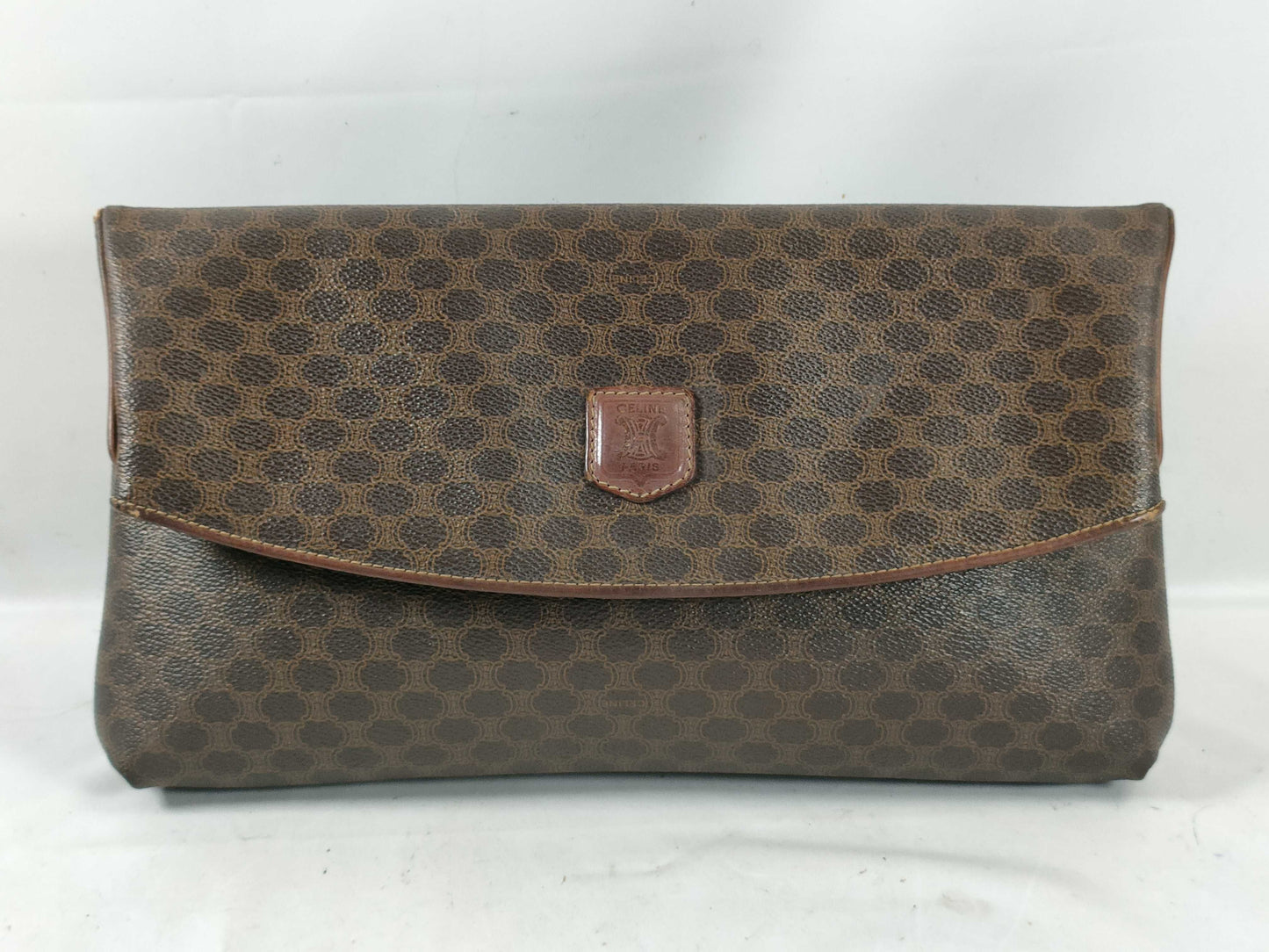 CELINE Macadam Clutch Bag