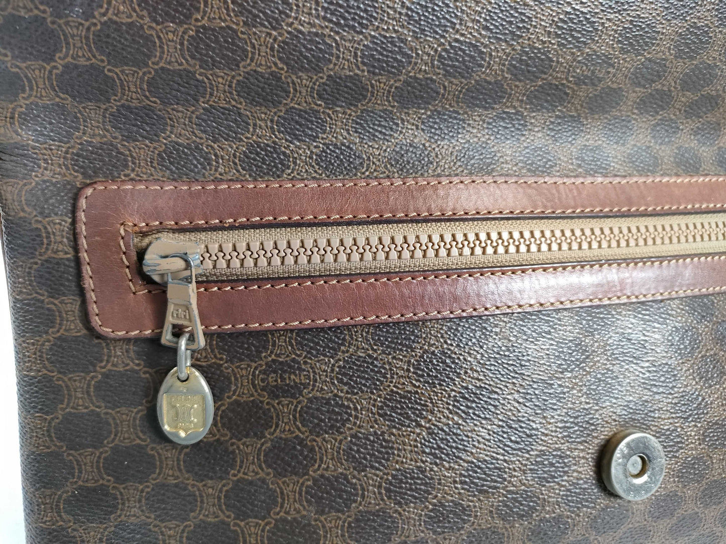 CELINE Macadam Clutch Bag