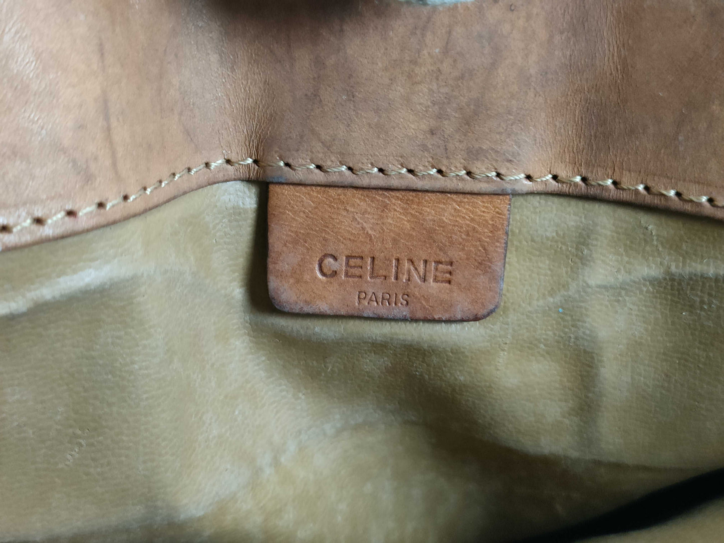 CELINE Macadam Clutch Bag