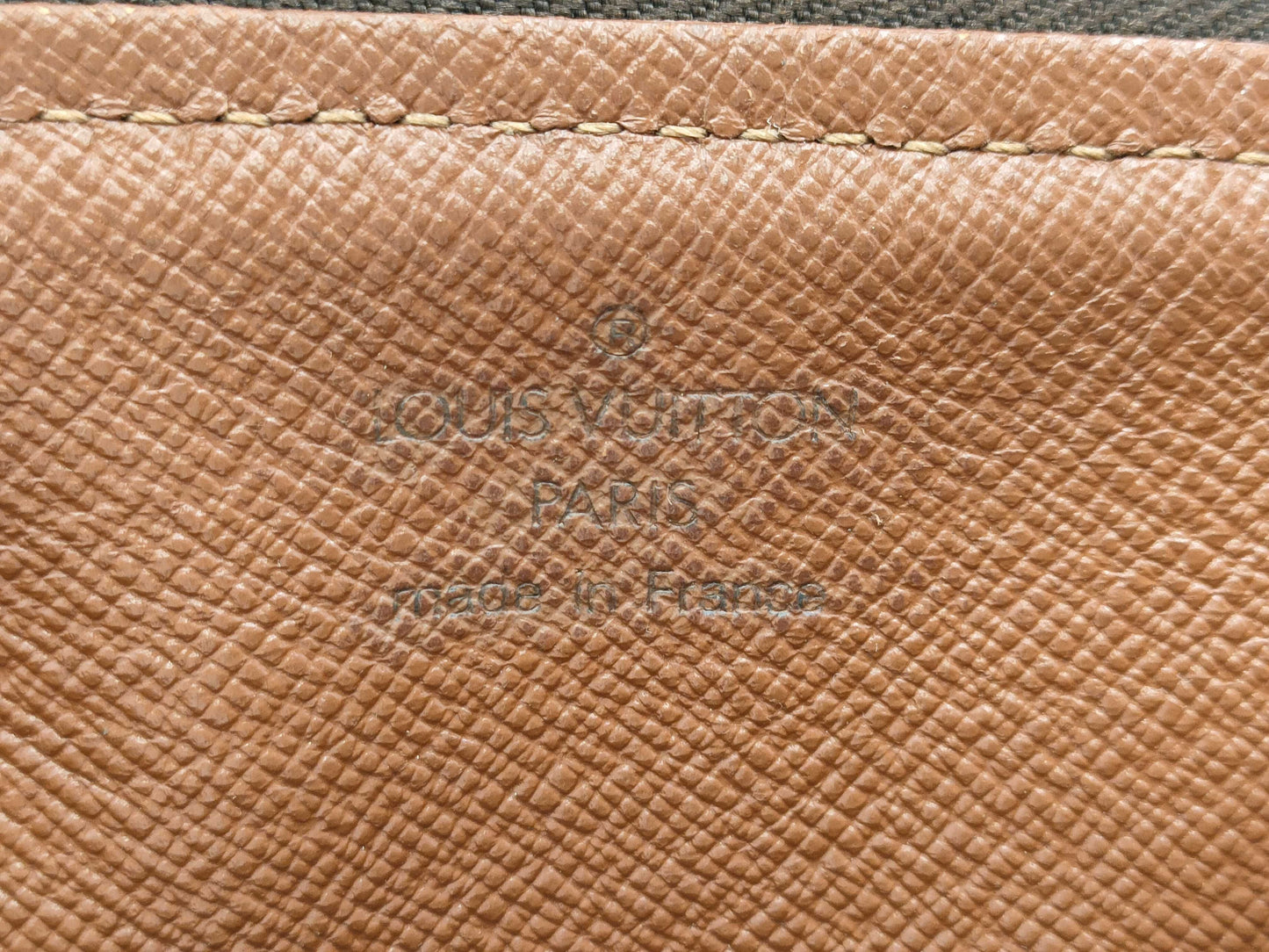 LOUIS VUITTON LV Papillon Handbag Bag PVC Coated Canvas Leather Monogram Brown Handbag