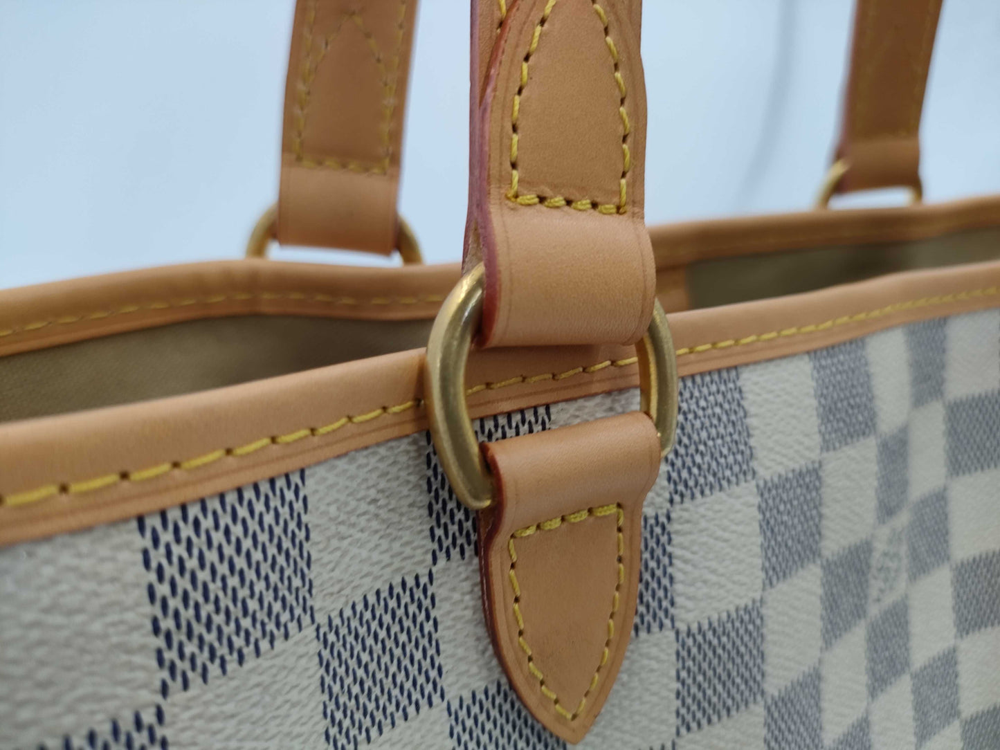 LOUIS VUITTON LV Damier Azur Batignolles Horizontal Handbag