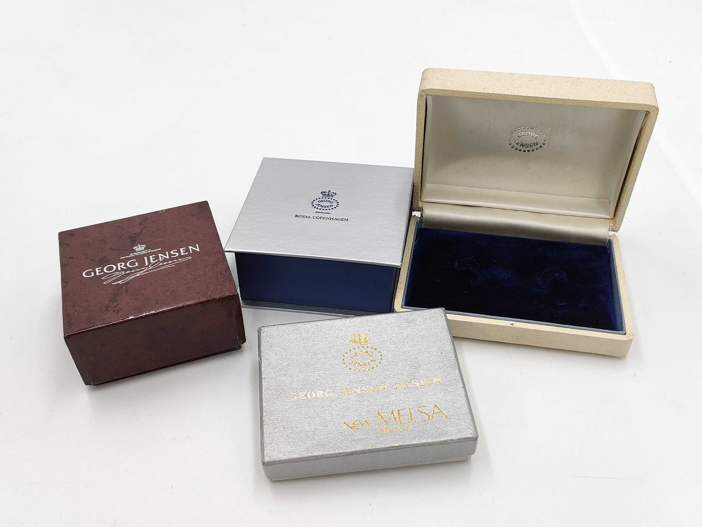Georg Jensen GEORG JENSEN Cufflink Set Tie Clip and Cufflinks