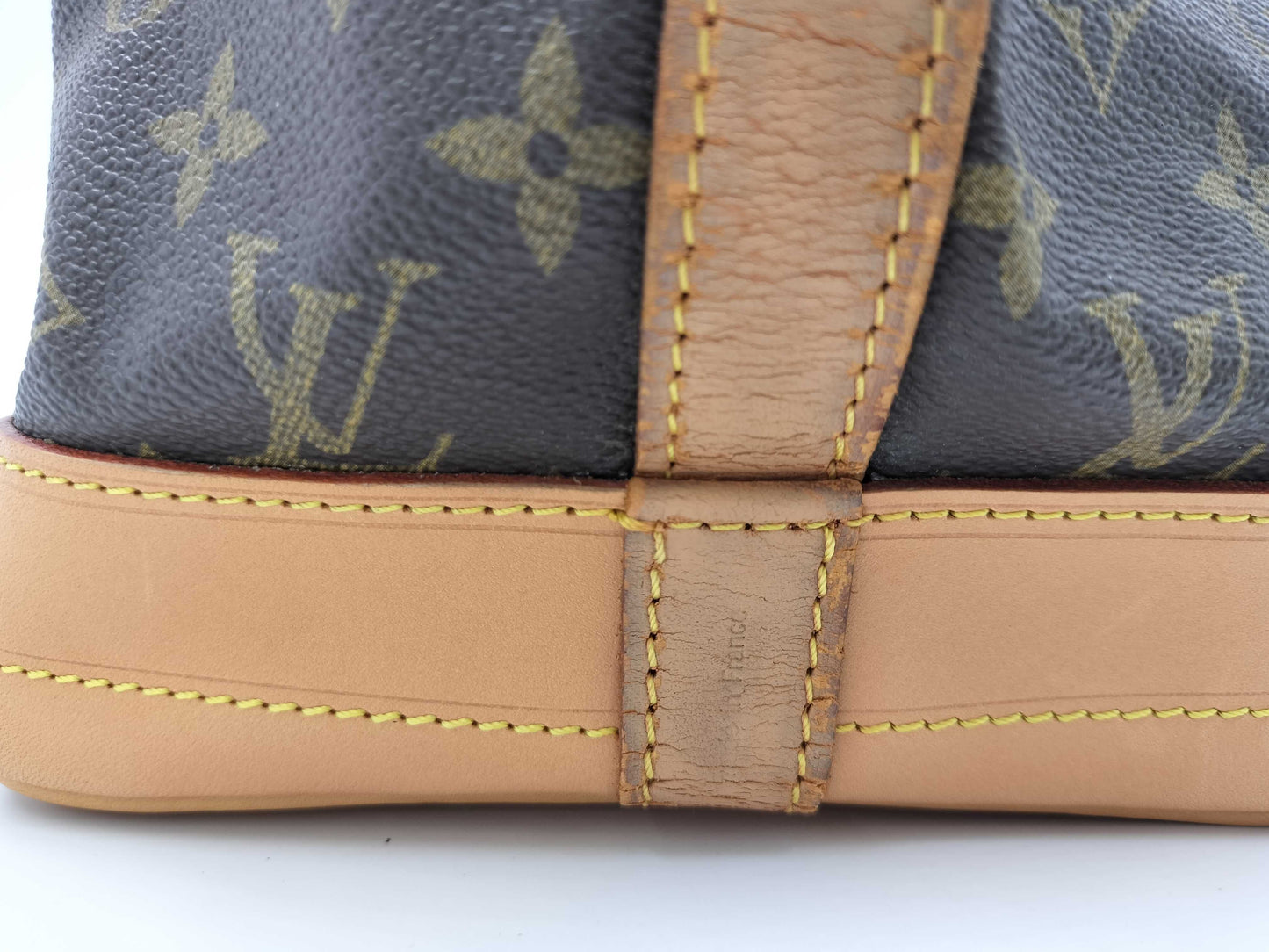 LOUIS VUITTON LV Monogram Noe Shoulder Bag Brown PVC Leather Women's Tote Bag