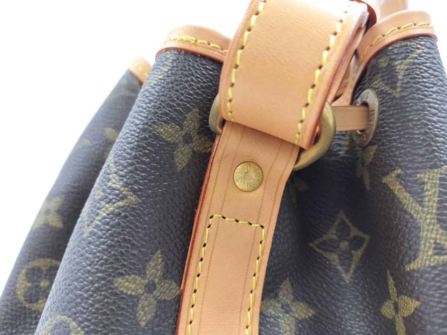 LOUIS VUITTON LV Monogram Noe Shoulder Bag Brown PVC Leather Women's Tote Bag