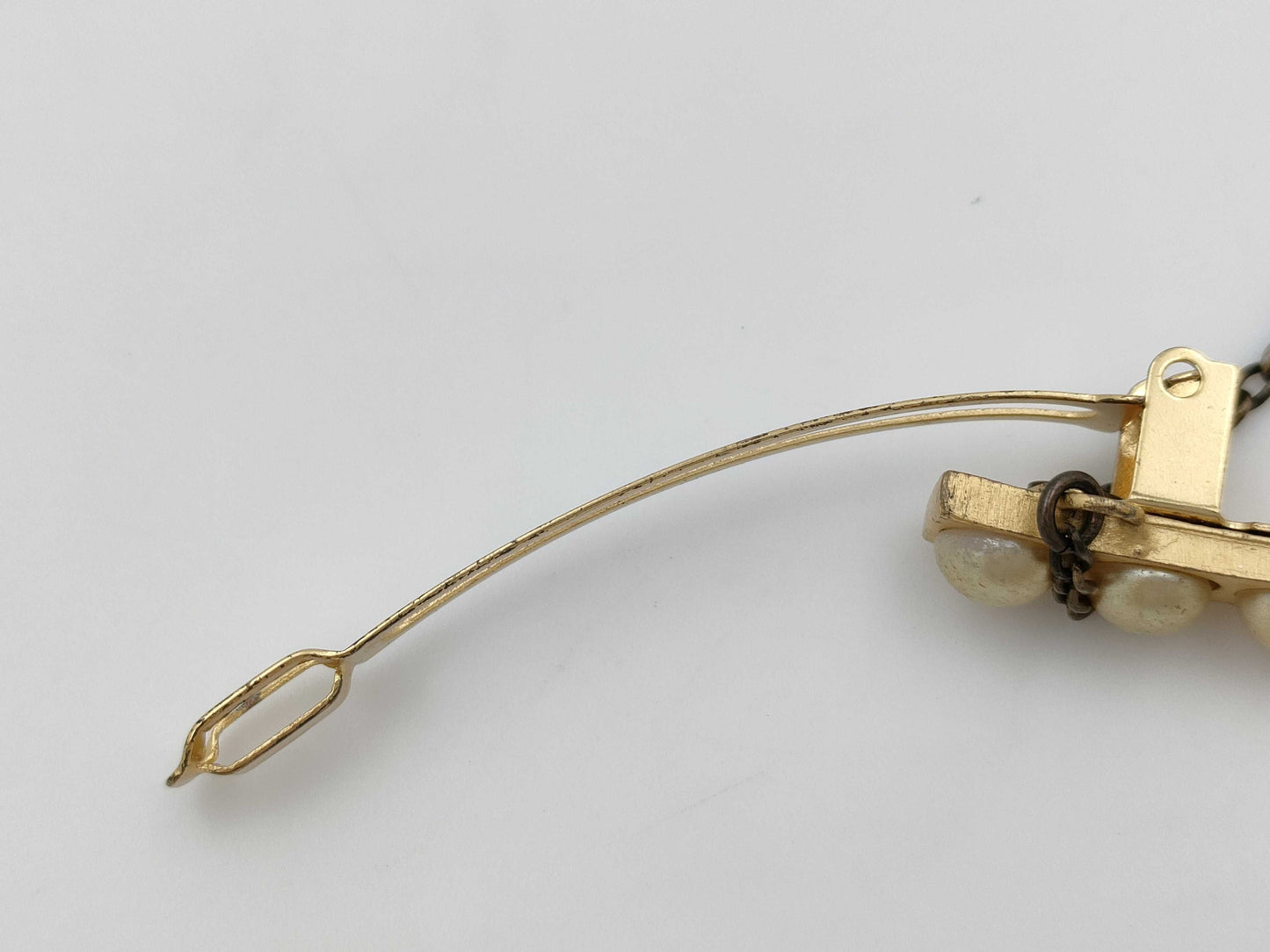 CHANEL CHANEL Barrette Pearl Coco Mark 01A Hair Accessory