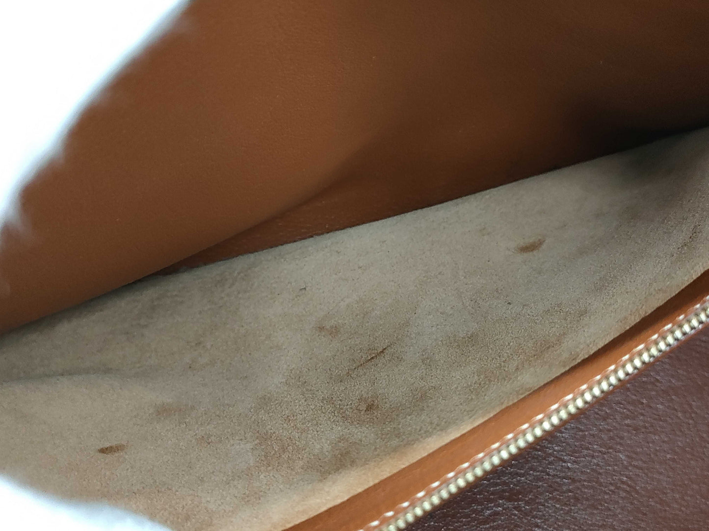 HERMES Kelly 35 Brown □D Gold Hardware Handbag